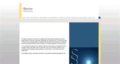 Desktop Screenshot of boernerlaw.de